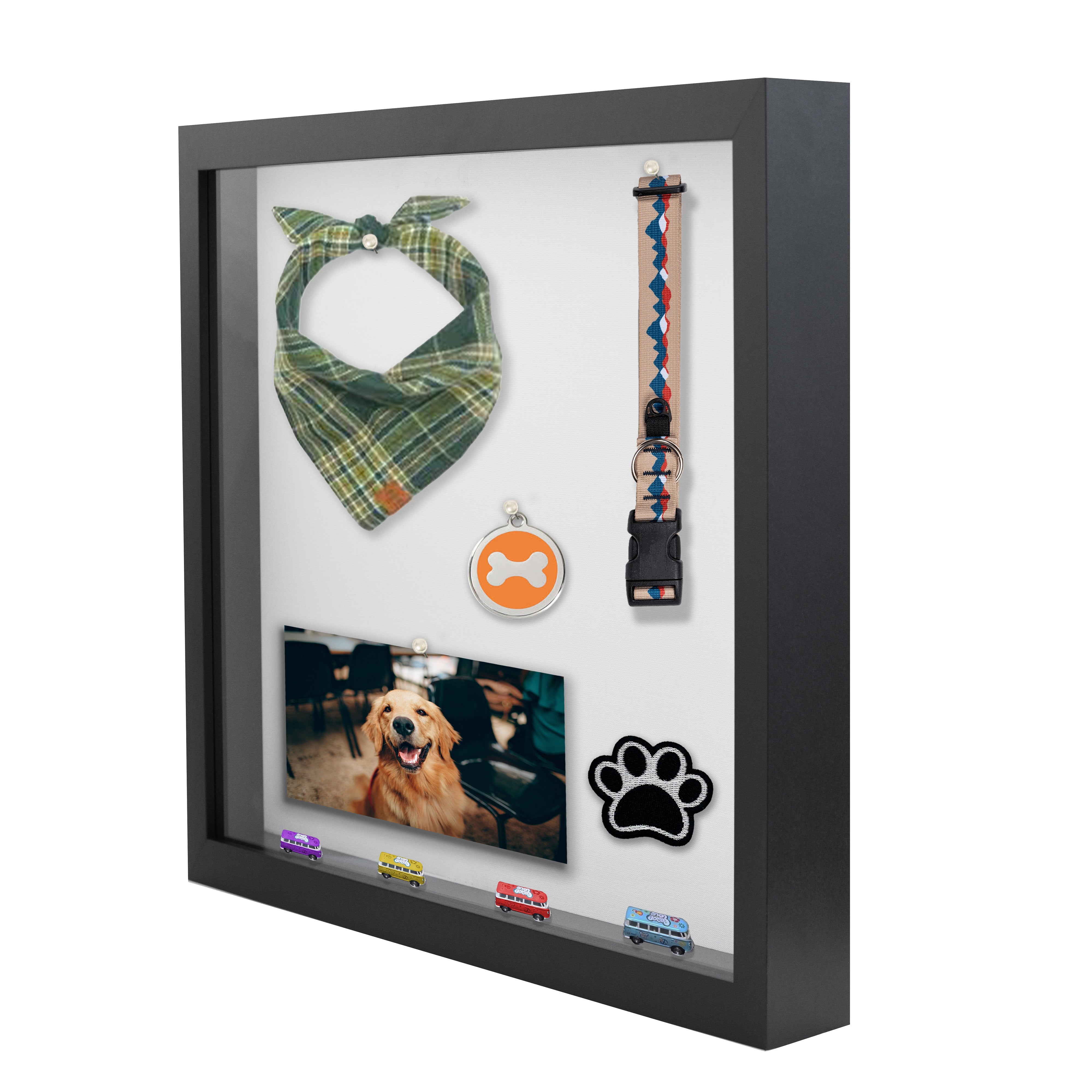 14x17 Modern Shadow Box Frame with Tempered Glass, for Display Items or Posters, 2.5 Inch Thick