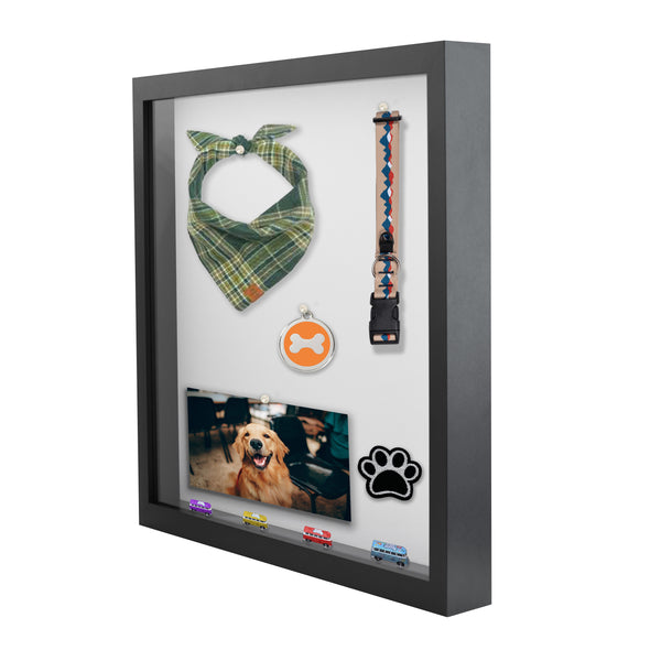 16x20 Modern Shadow Box Frame with Tempered Glass, for Display Items or Posters, 2.5 Inch Thick