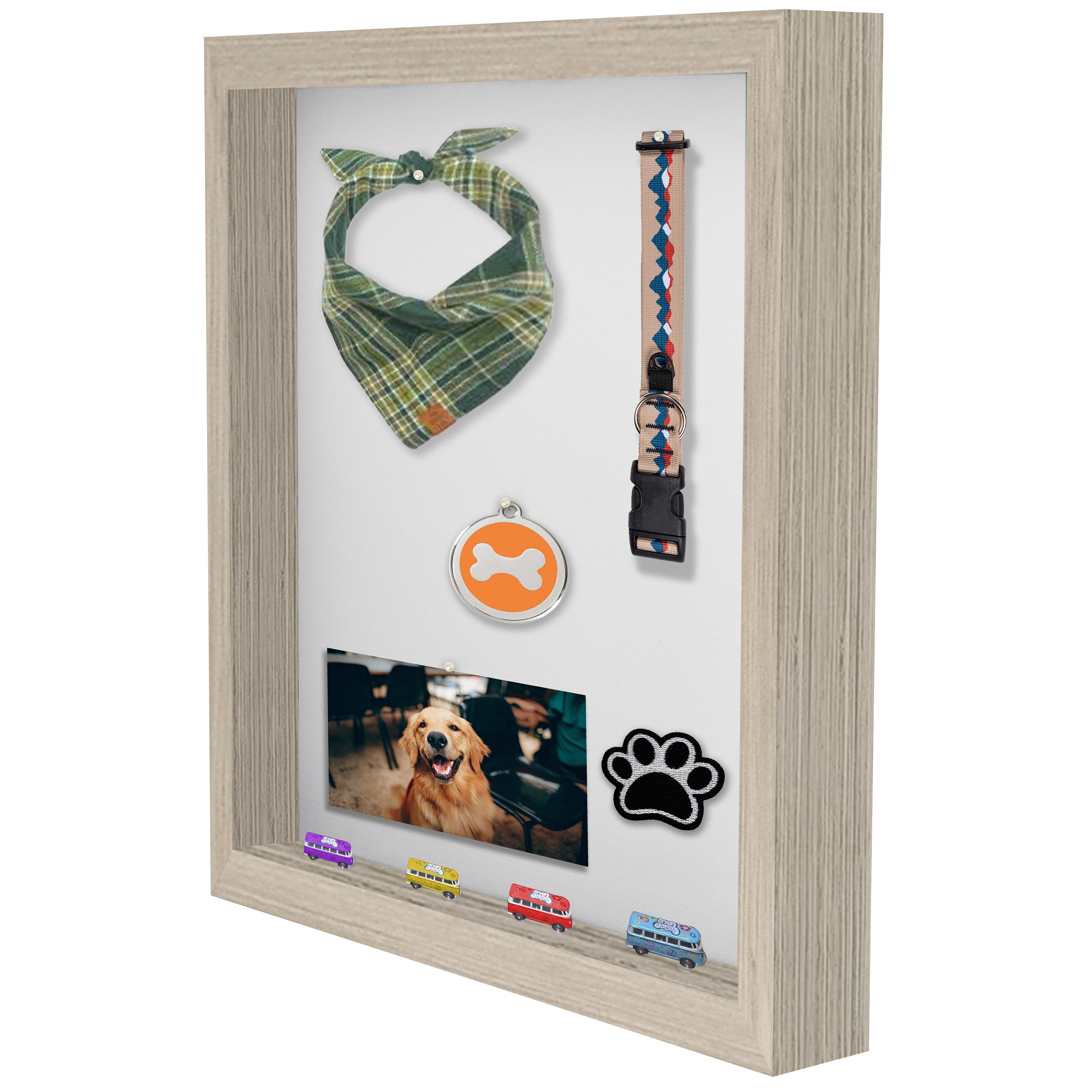 14x20 Modern Shadow Box Frame with Tempered Glass, for Display Items or Posters, 2.5 Inch Thick