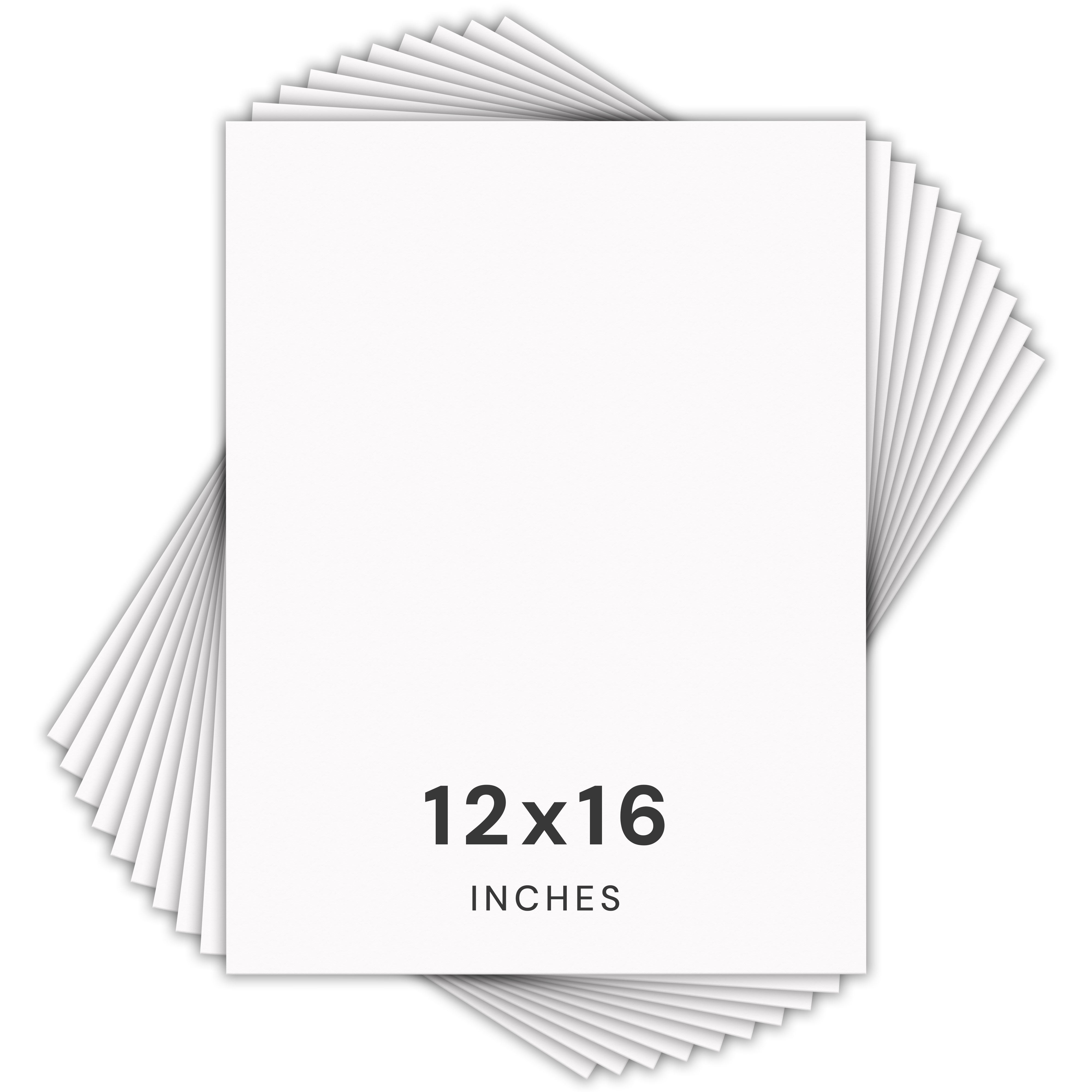White Mats For Picture Frame - 12x16