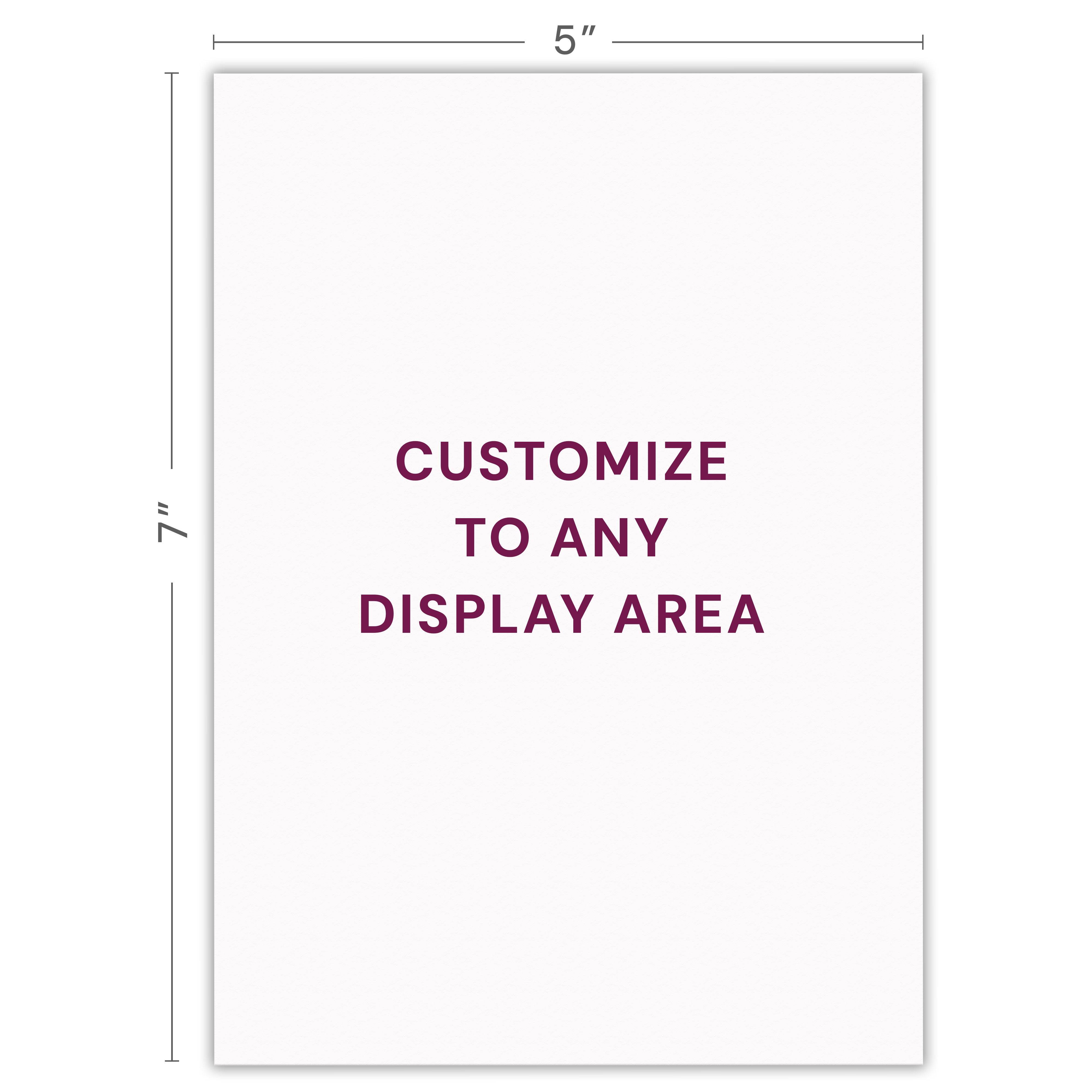 White Mats For Picture Frame - 5x7