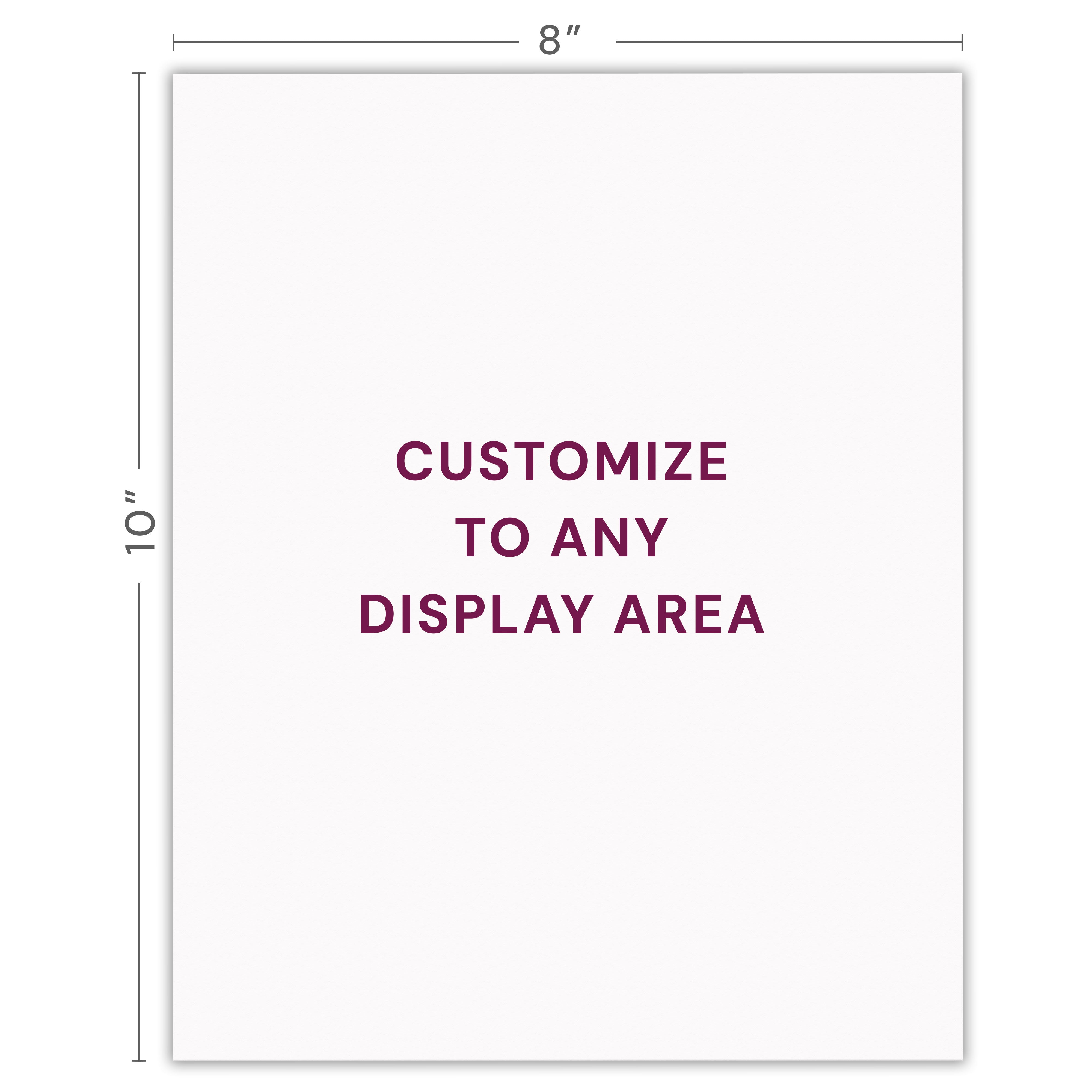 White Mats For Picture Frame - 8x10