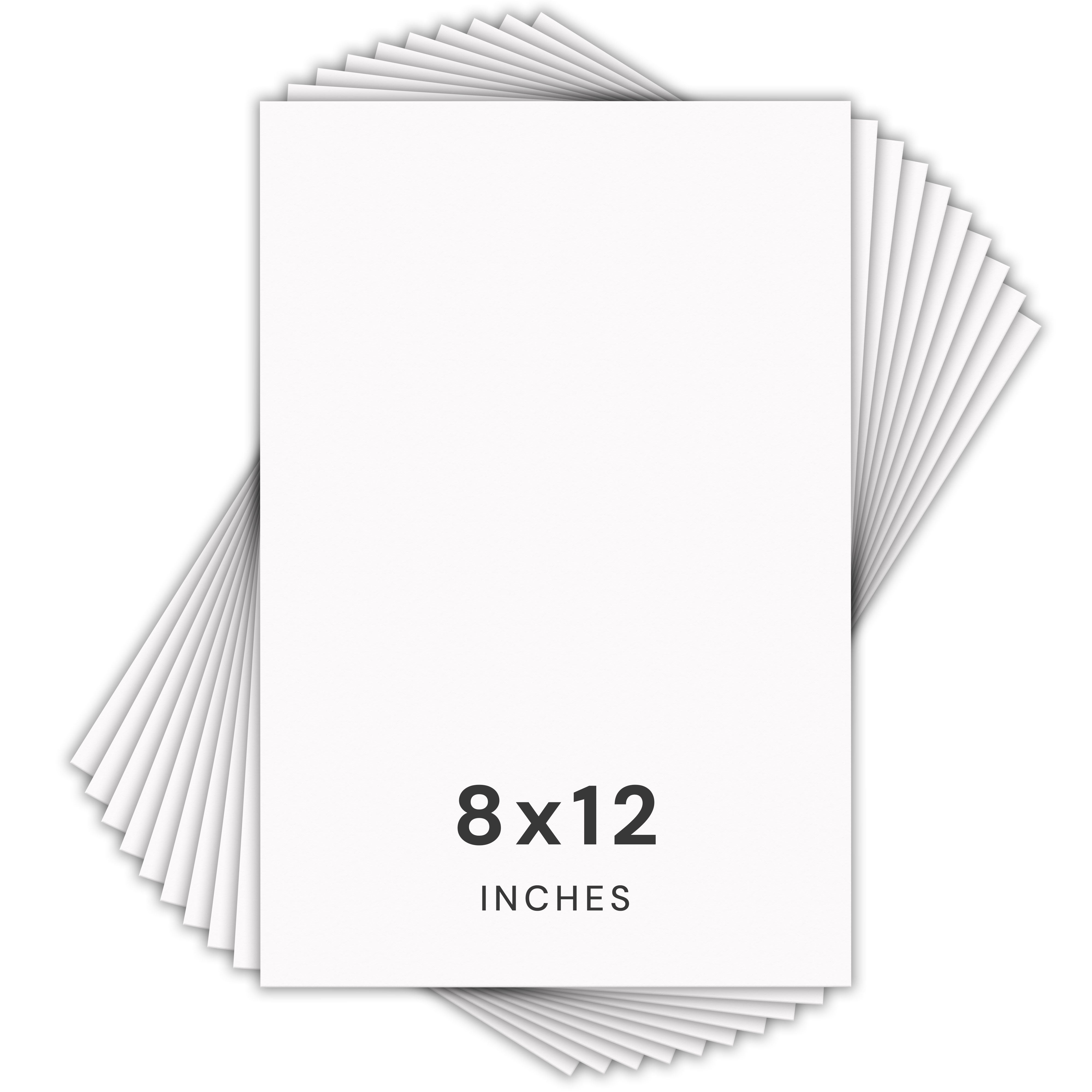 White Mats For Picture Frame - 8x12