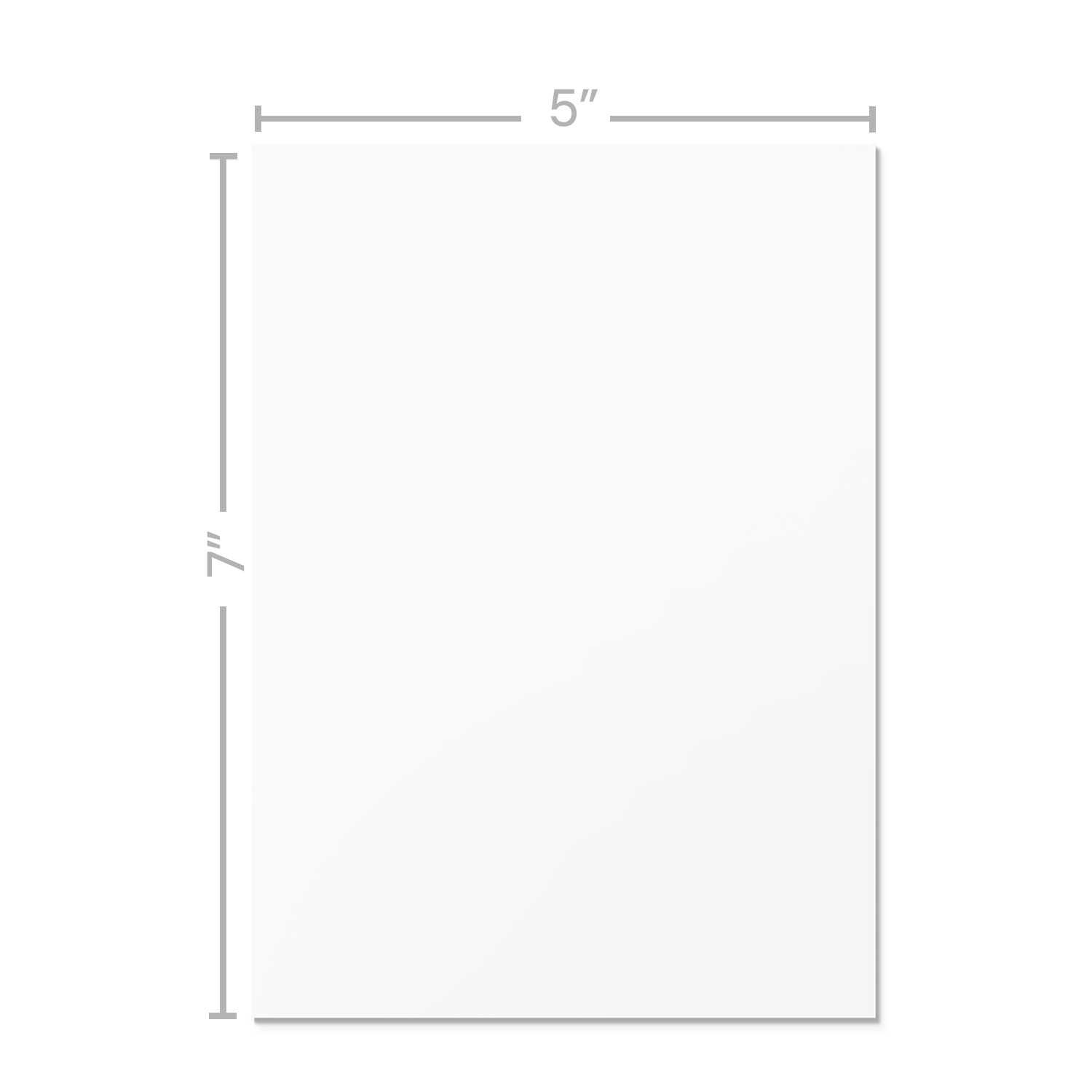 White Mats For Picture Frame - 5x7