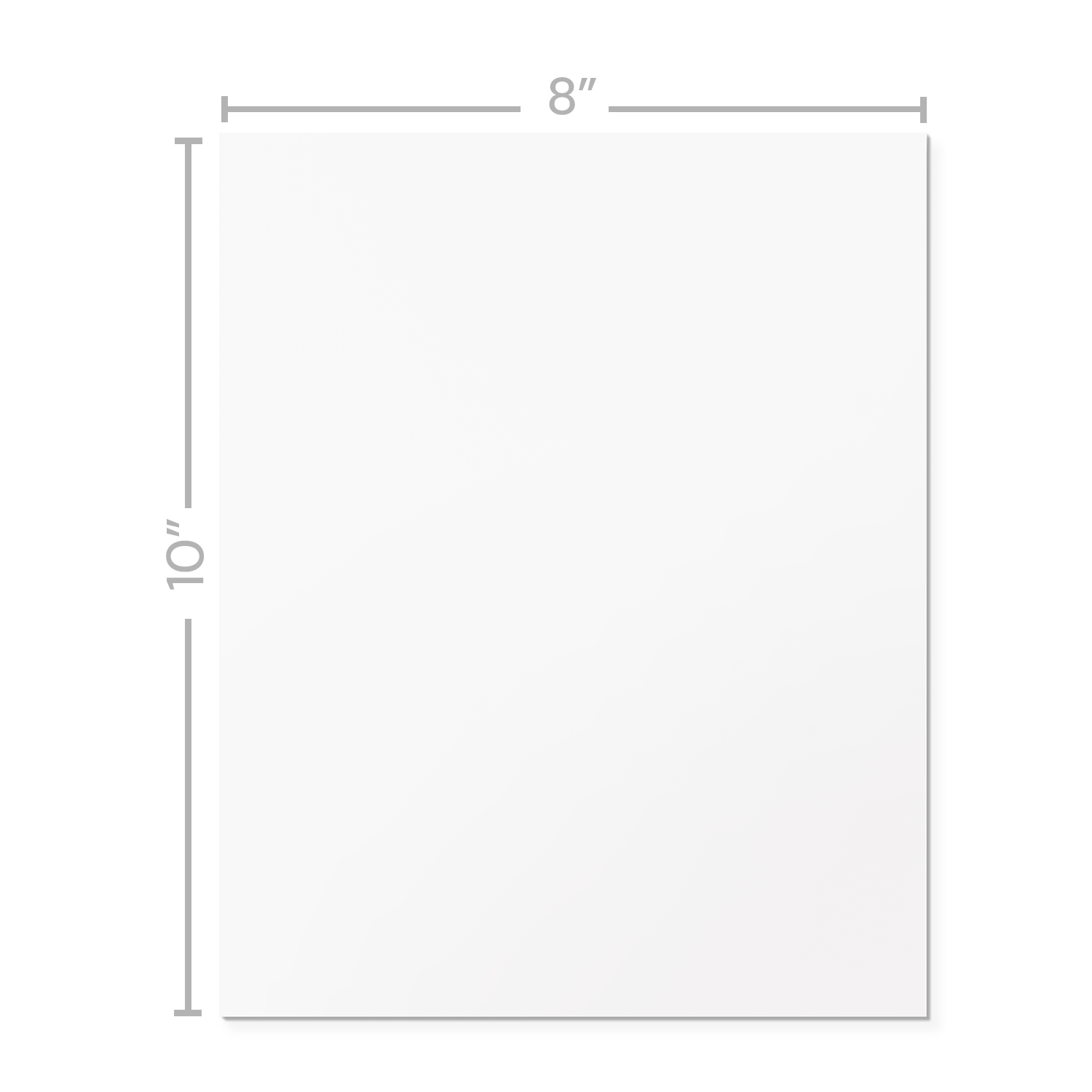 White Mats For Picture Frame - 8x10