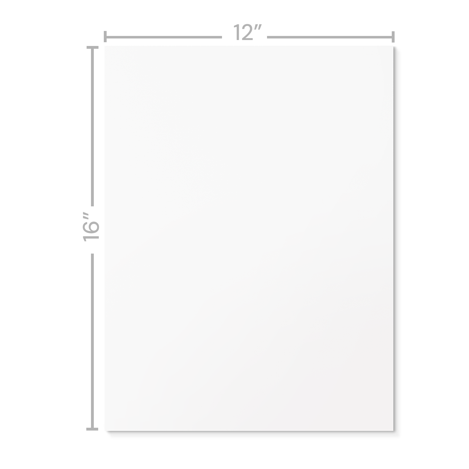 White Mats For Picture Frame - 12x16