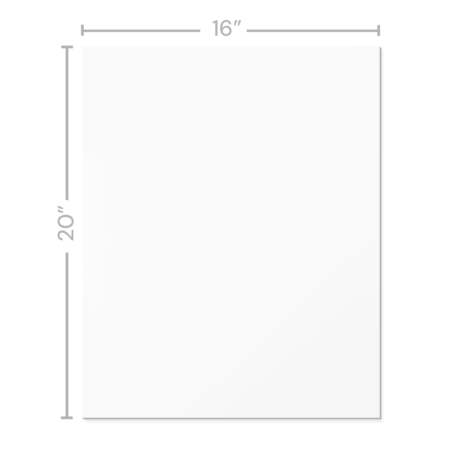 White Mats For Picture Frame - 16x20