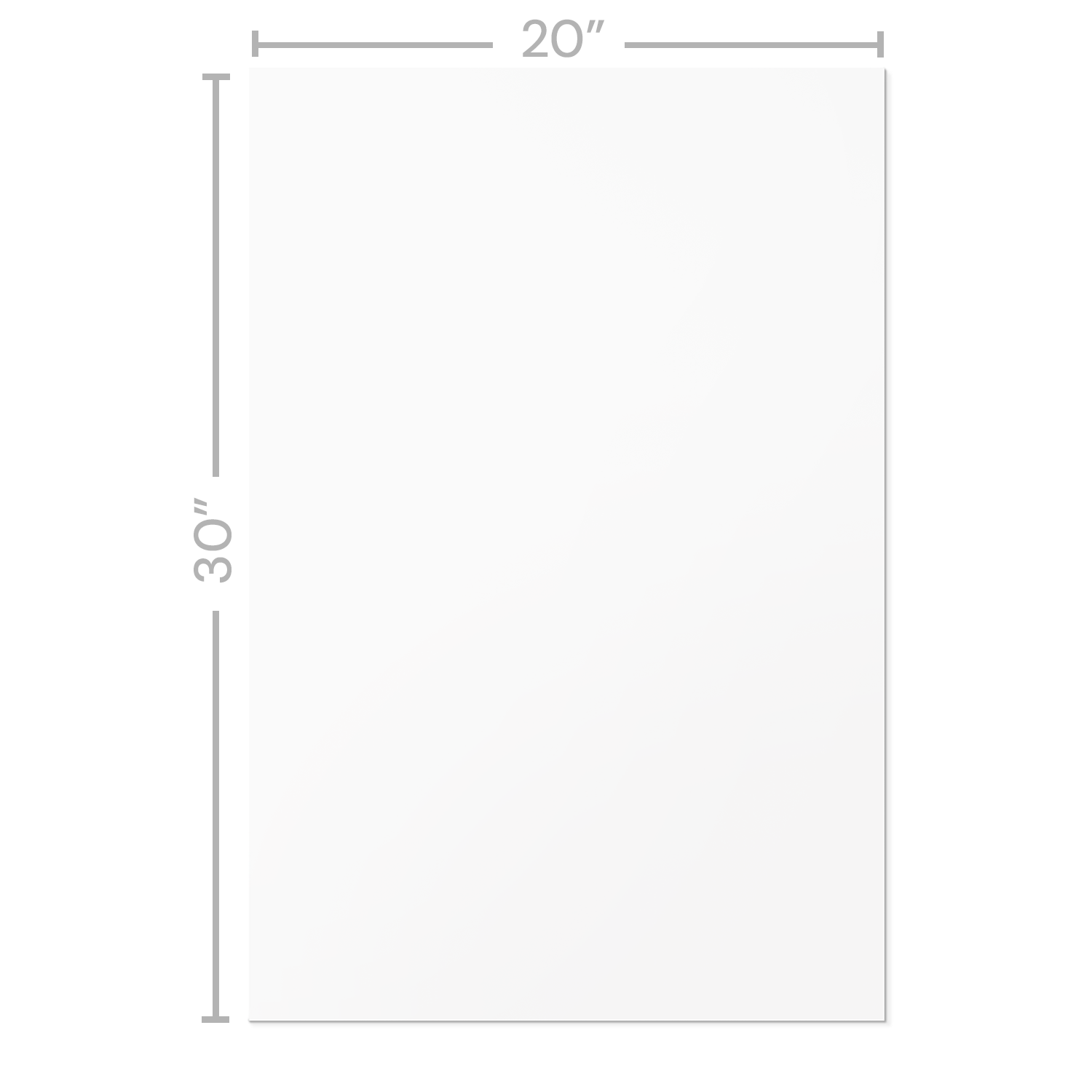 White Mats For Picture Frame - 20x30