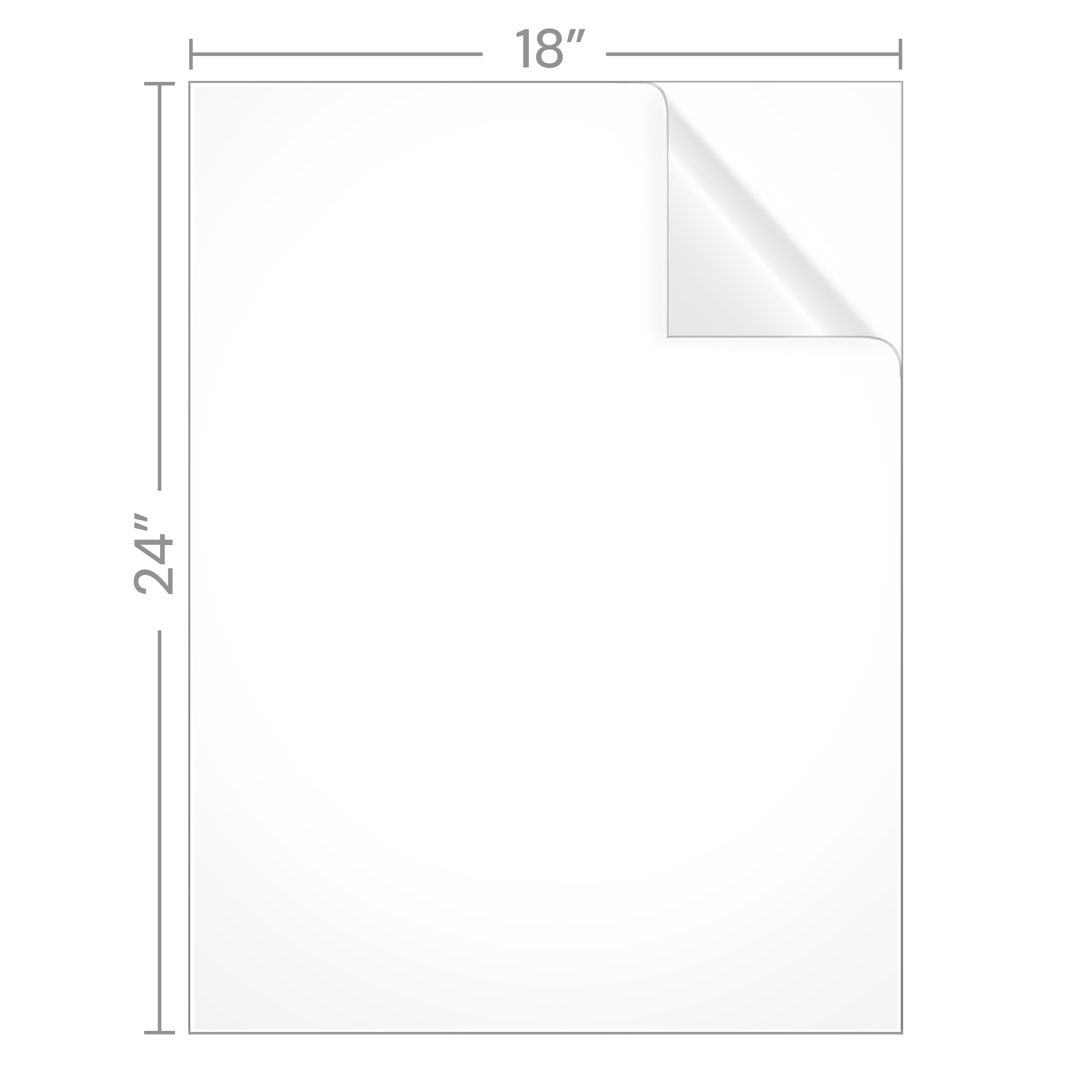 Precut Plexiglass Sheet - 18x24