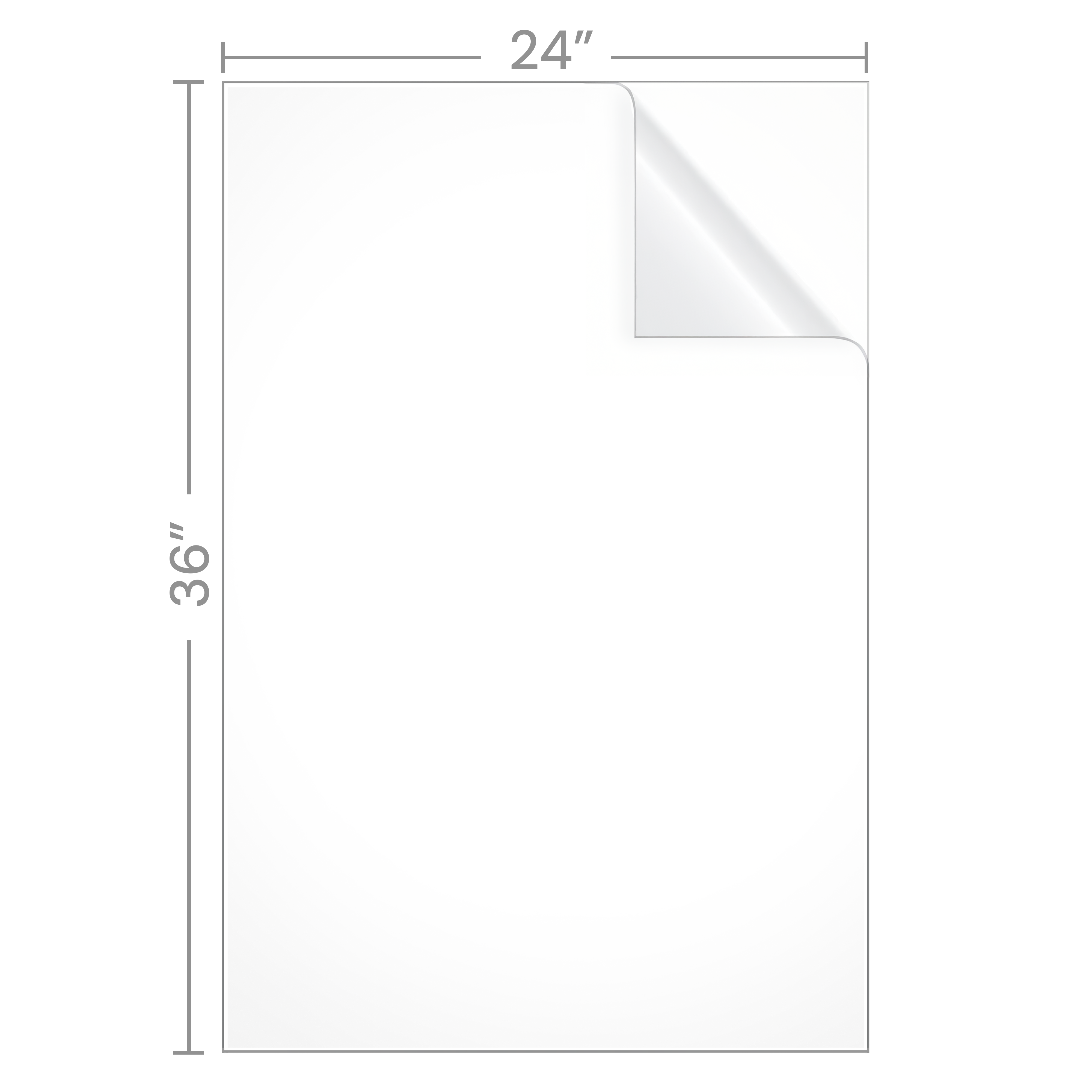 Precut Plexiglass Sheet - 24x36