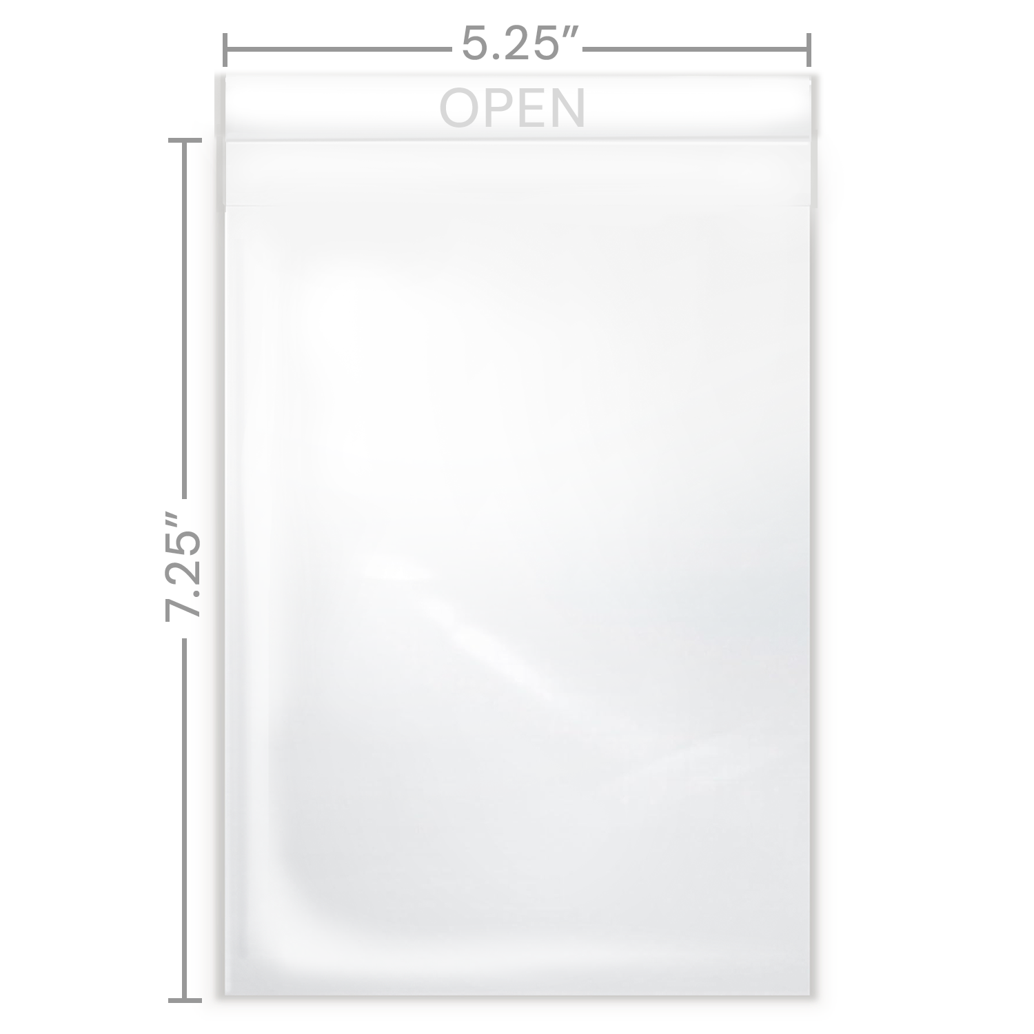 Clear Art Show Bag - 5x7