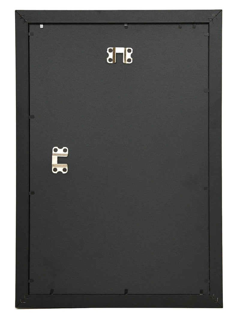 10x15 Modern Black Picture Frame, 1 inch Border