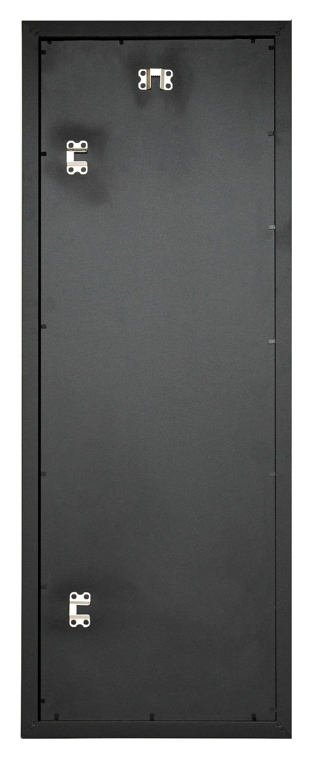 10x29 Black Modern Picture or Poster Frame, 1 inch Wide Border, Acrylic Front