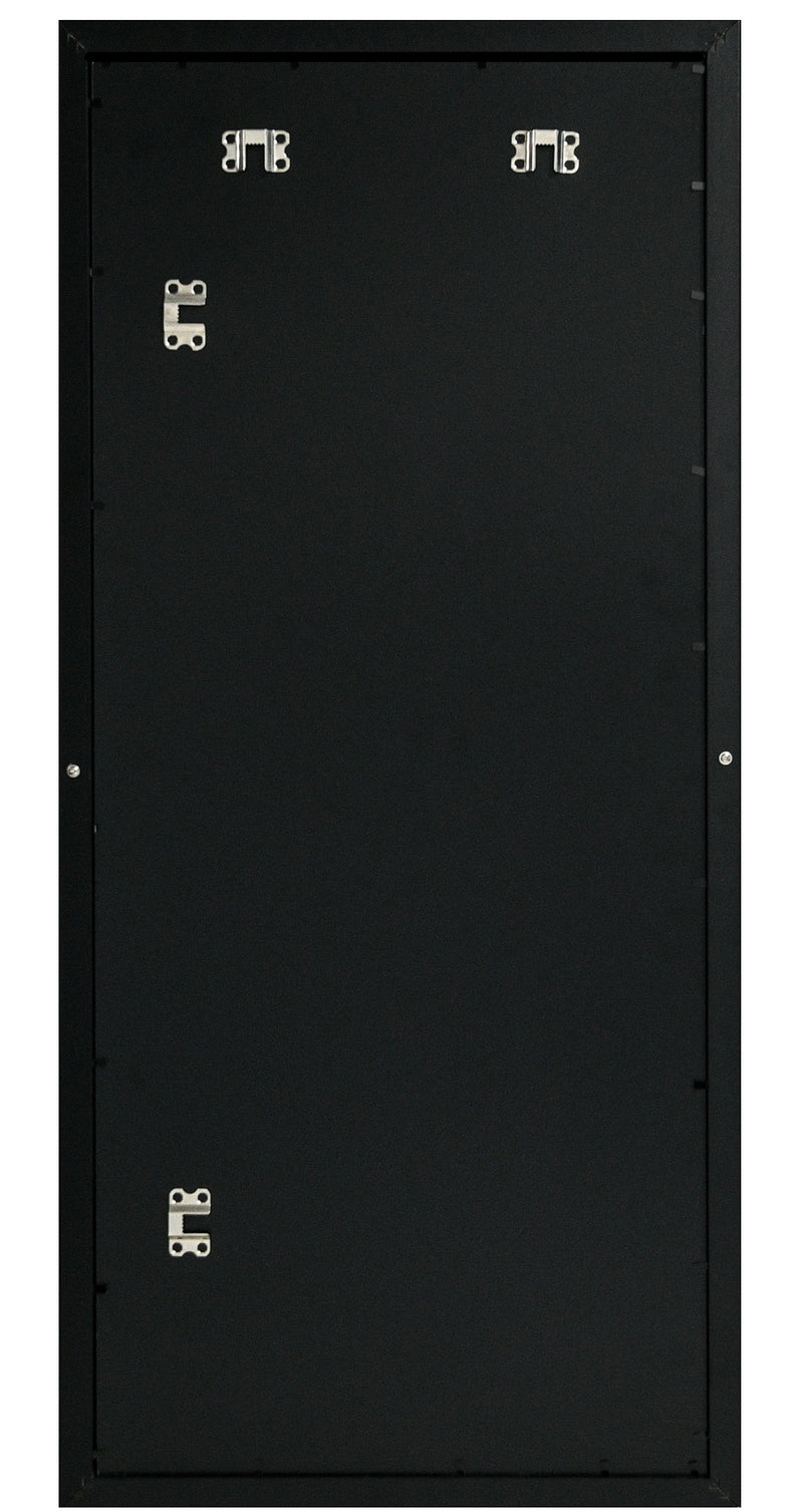 13x30 Black Modern Picture or Poster Frame, 1 inch Wide Border, Acrylic Front