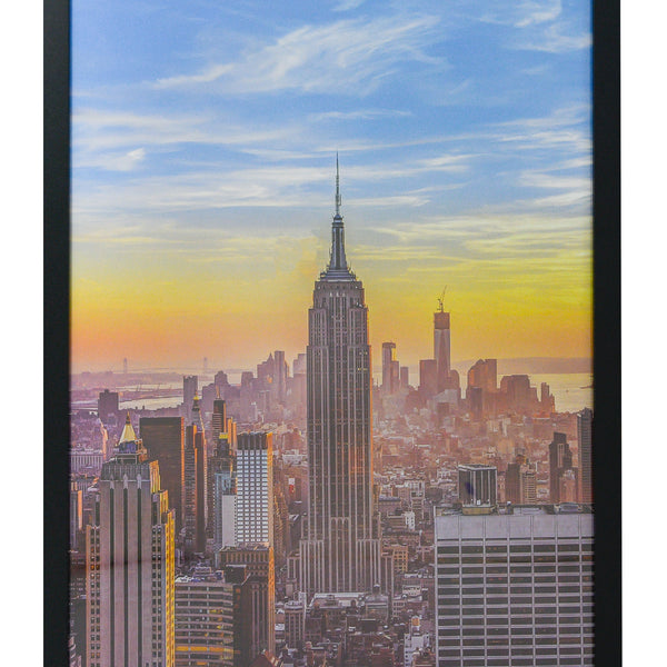 20x32 Modern Picture or Poster Frame, 1 inch Wide Border, Acrylic Front