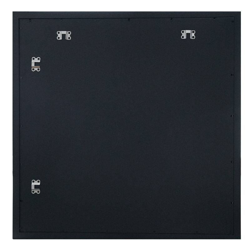 22x22 Modern Black Picture Frame, 1 inch Border