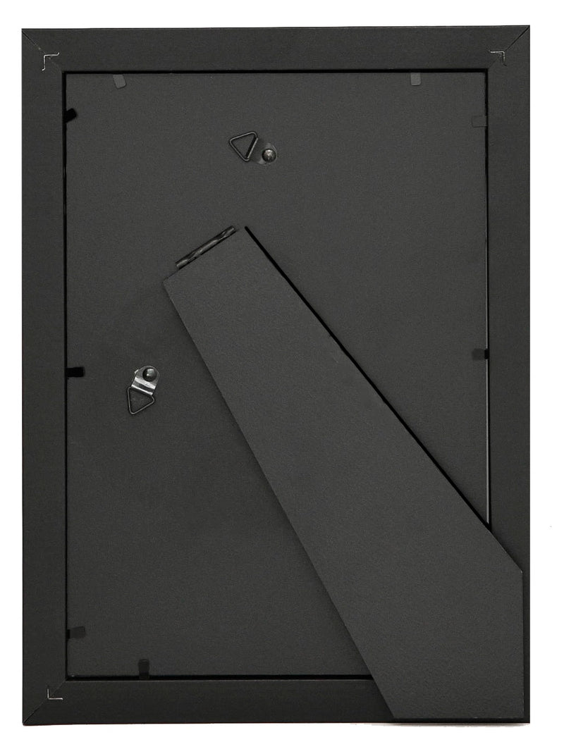 7x10 Modern Black Picture Frame, 1 inch Border