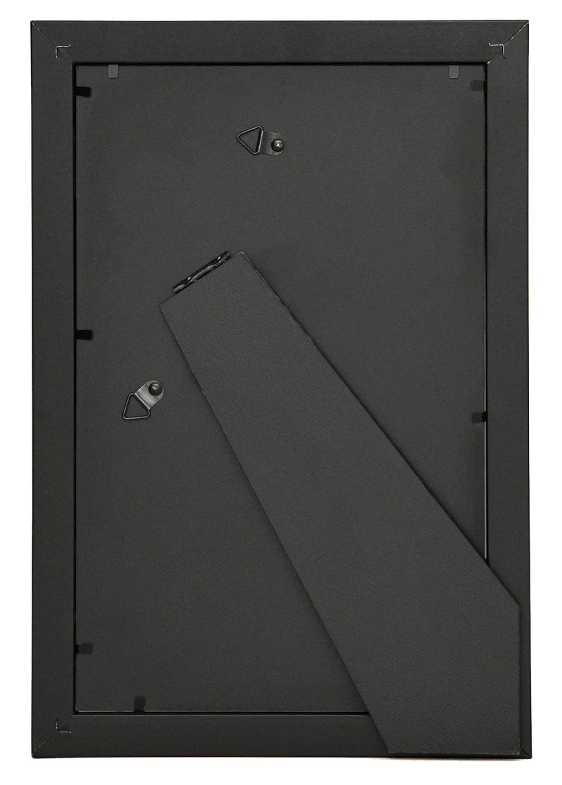 7x11 Modern Black Picture Frame, 1 inch Border
