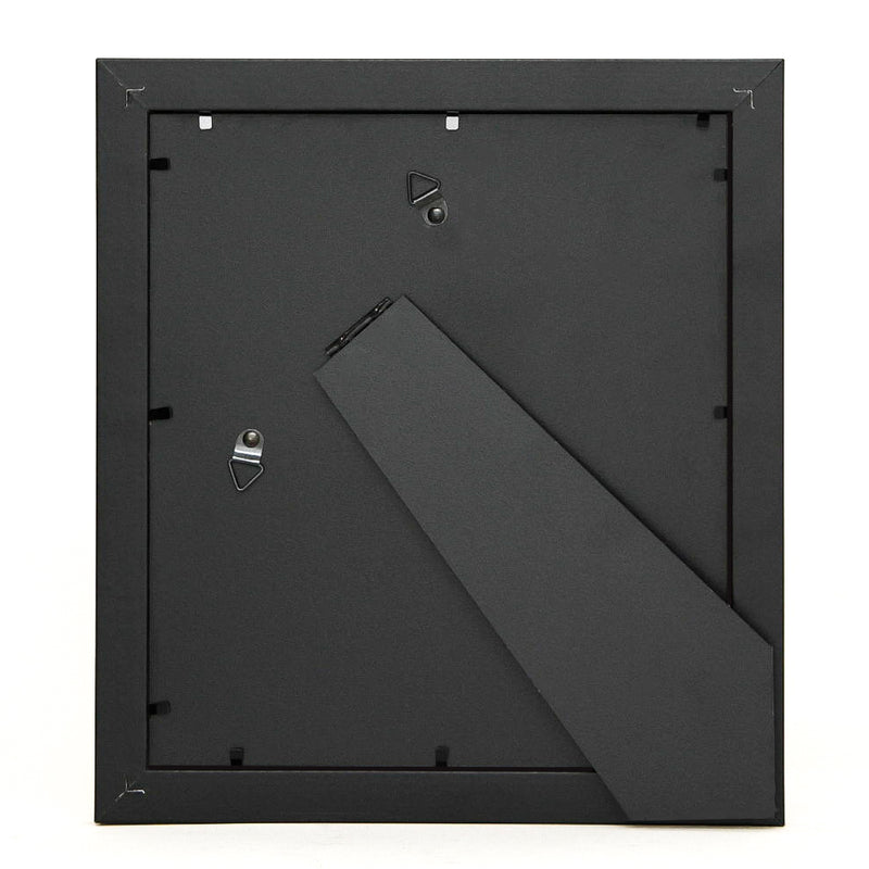 8x9 Modern Black Picture Frame, 1 inch Border